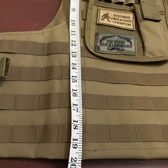 Protector Plus Tactical Airsoft  Vest Training Paintball With Extra Attachment - Picture 7 of 11